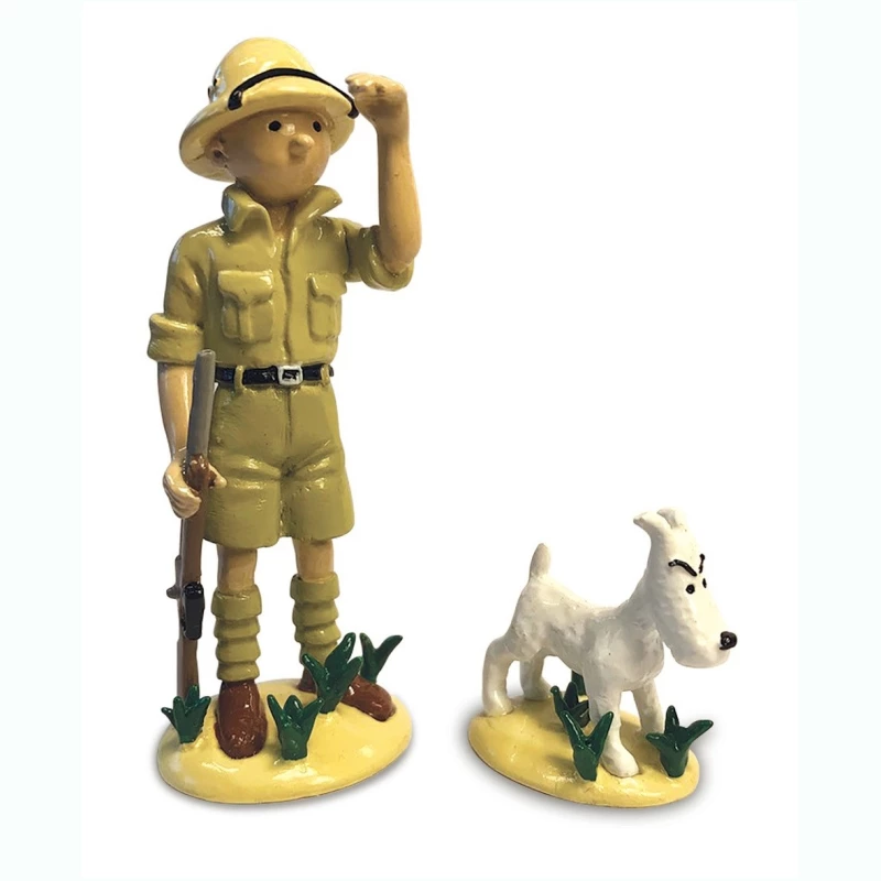TINTIN ET MILOU AU CONGO VO - Tintin Moulinsart métal