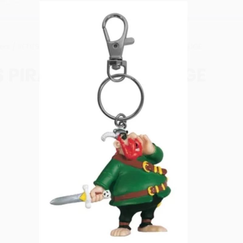 PORTE-CLES PIRATE BARBE-ROUGE - Astérix Plastoy