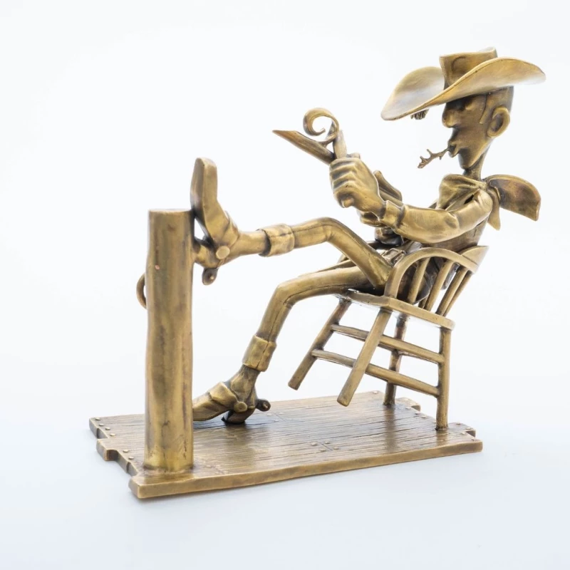 LUCKY LUKE SE BALANCE BRONZE - Lucky Luke Pixi Atelier Bronze