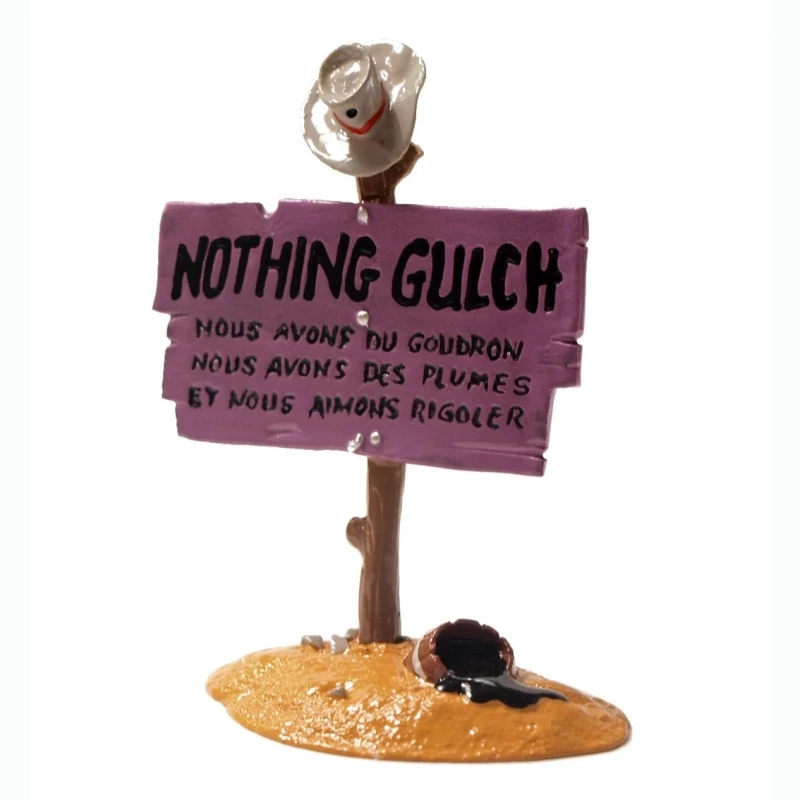 PANNEAU NOTHING GULCH - Lucky Luke Collection classique