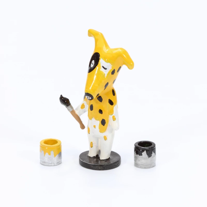PIXI ROGER-ROGER - EN CAMOUFLAGE JAUNE TACHETE NOIR - Roger Roger Collection Classique n° 3