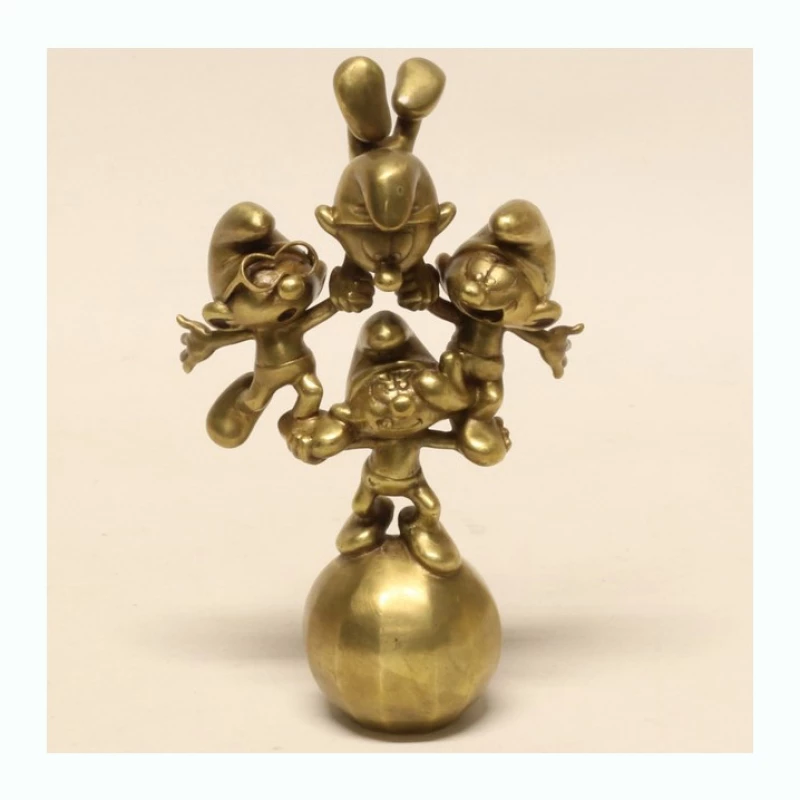LES SCHTROUMPFS ACROBATES - BRONZE - Les Schtroumpfs Bronze