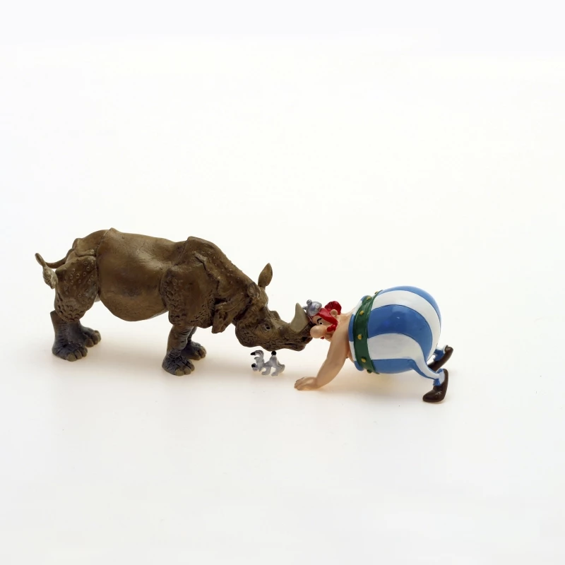 OBELIX NEZ A NEZ AVEC LE RHINOCEROS - Astérix Collection classique