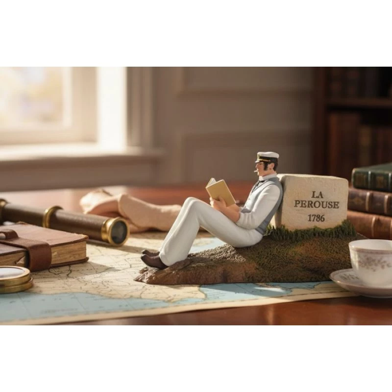 Figurine Corto Maltese La Pérouse 1786 - Corto Maltèse Résine