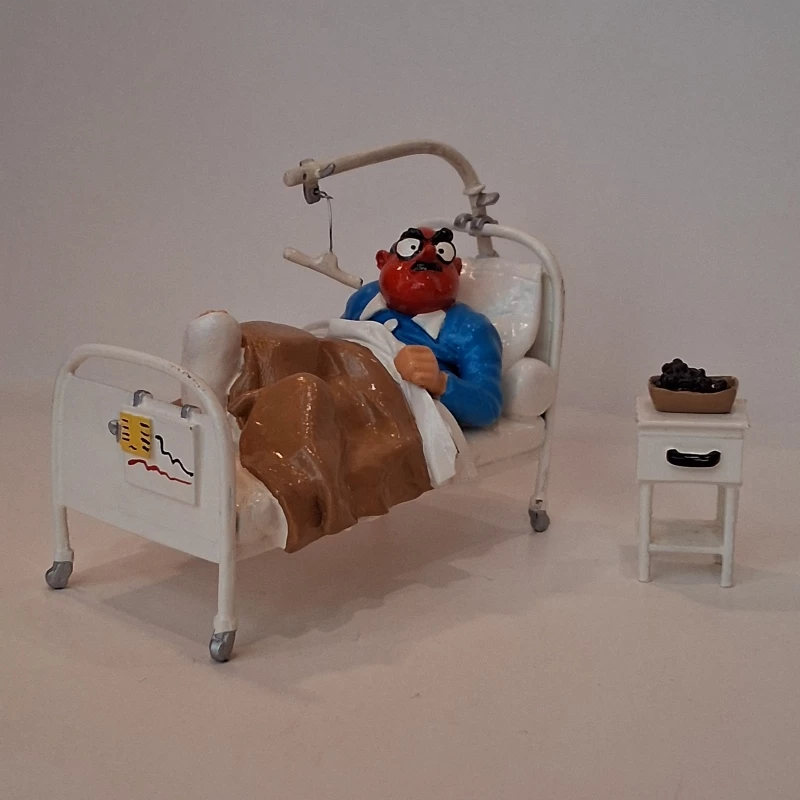 MR DE MESMAEKER SUR SON LIT D'HOPITAL - Gaston Collection Classique n° 2