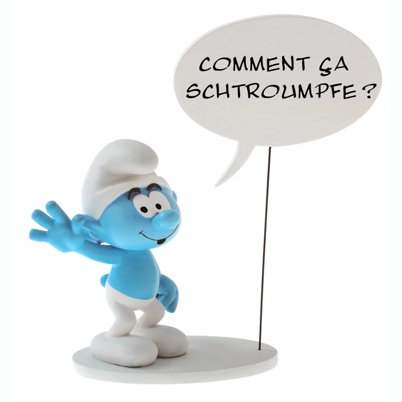 COMMENT CA SCHTROUMPFE ? - Les Schtroumpfs Collectoys