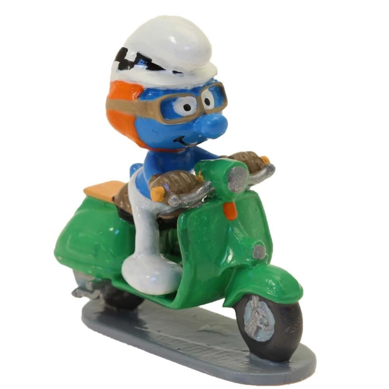 LE SCHTROUMPF A SCOOTER VERT - Les Schtroumpfs Code de la Route