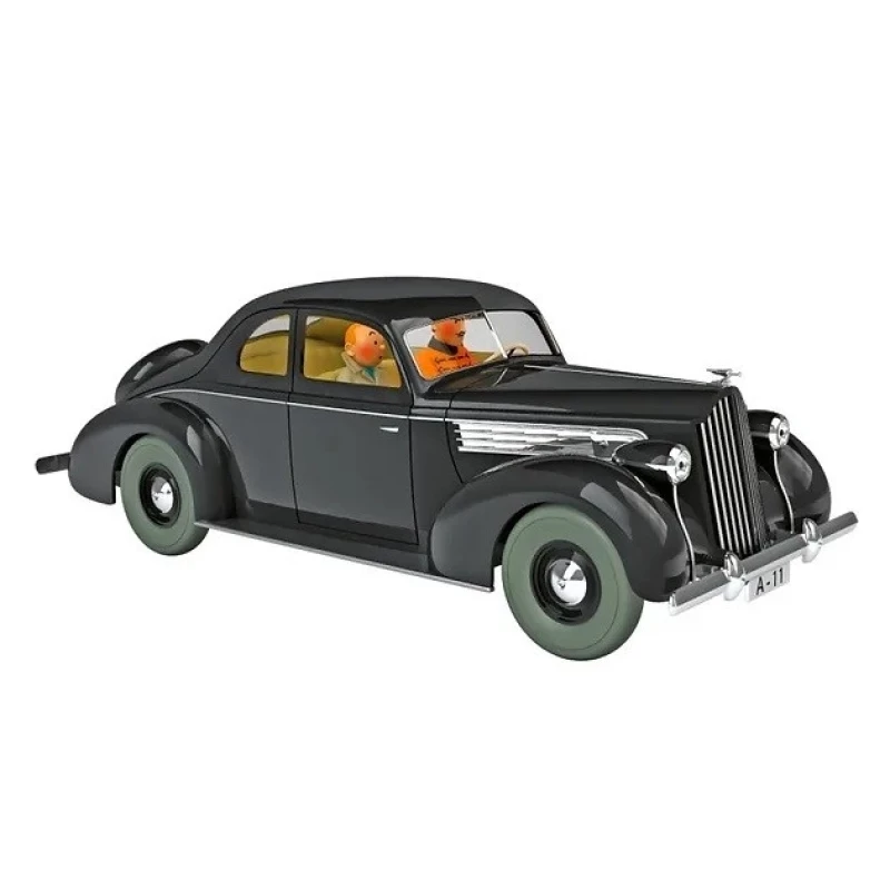 TINTIN VOITURE : LA PACKARD DE MUSKAR XII - Tintin Moulinsart Résine