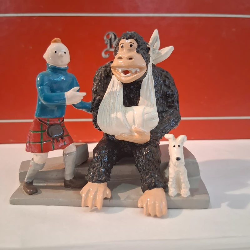 L'ILE NOIRE - TINTIN, MILOU ET LE GORILLE - Tintin série 2