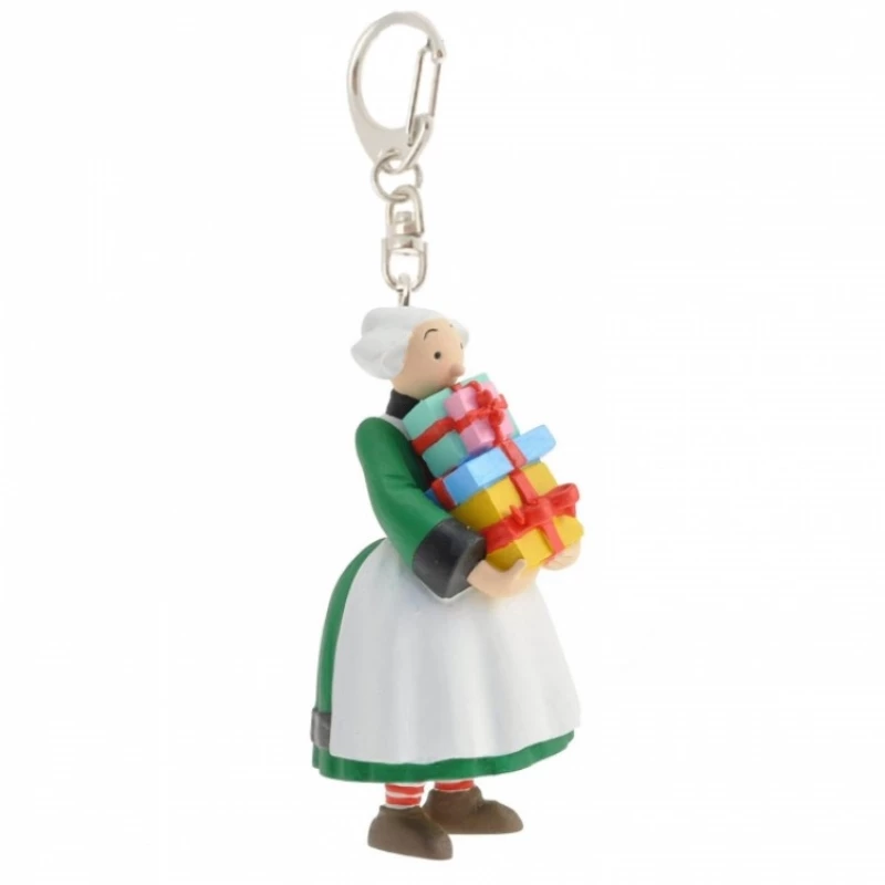 PORTE-CLES BECASSINE PILE DE CADEAUX - Bécassine Plastoy