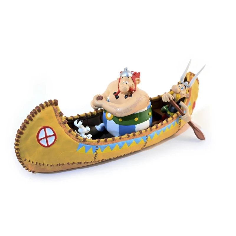 ASTERIX ET OBELIX DANS LE CANOE - Astérix Plastoy