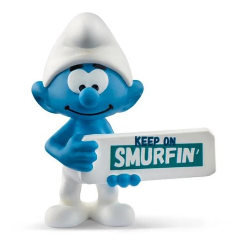 SCHTROUMPF AVEC PANNEAU SMURFIN' - Les Schtroumpfs Schleich