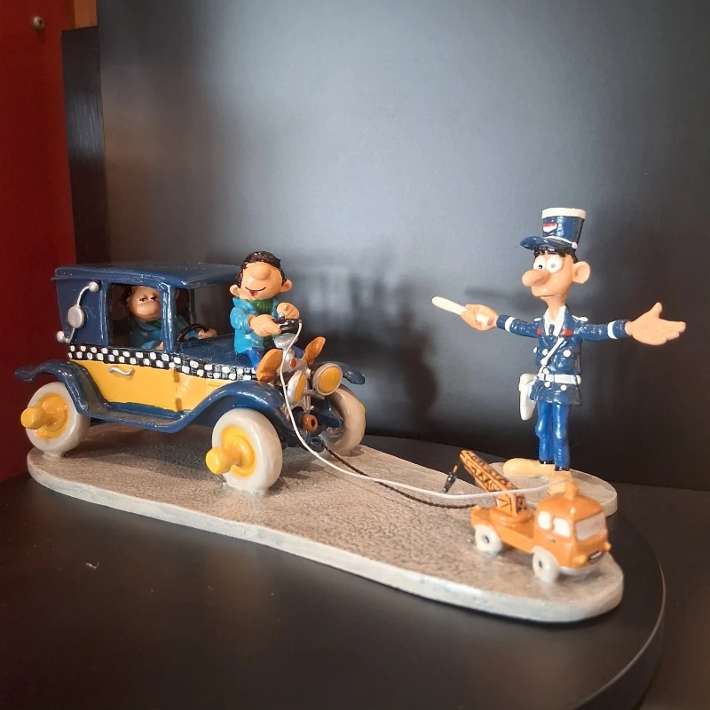LE TAXI DE GASTON ET LA MINI DEPANNEUSE AVEC LONGTARIN - Gaston Collection Classique n° 2