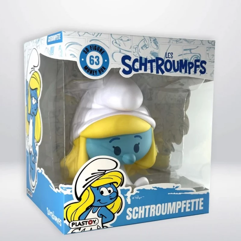 TIRELIRE SCHTROUMPFETTE CHIBI - Les Schtroumpfs Chibi Plastoy