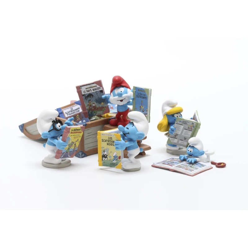 LE COFFRE A BD DES SCHTROUMPFS - Les Schtroumpfs Collection classique