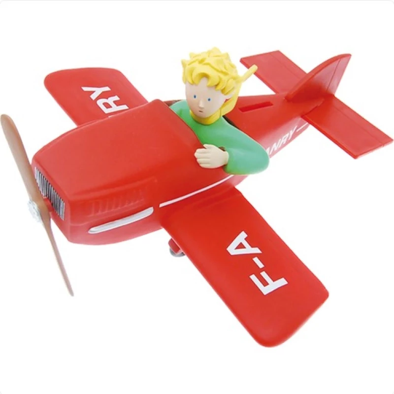 PLASTOY TIRELIRE PETIT PRINCE AVION - Le Petit Prince Plastoy