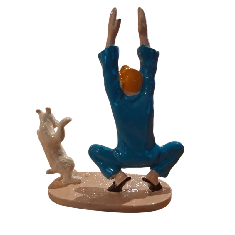 TINTIN ET MILOU GYMNASTIQUE - Tintin série 3