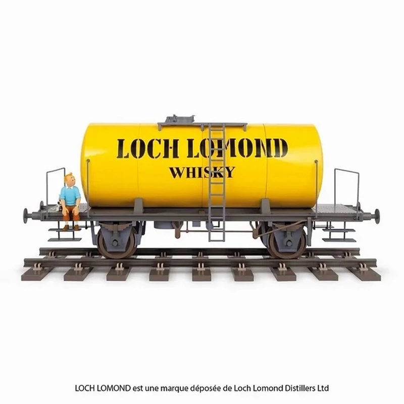 WAGON LOCH LOMOND (77 cm) - Tintin Moulinsart Résine