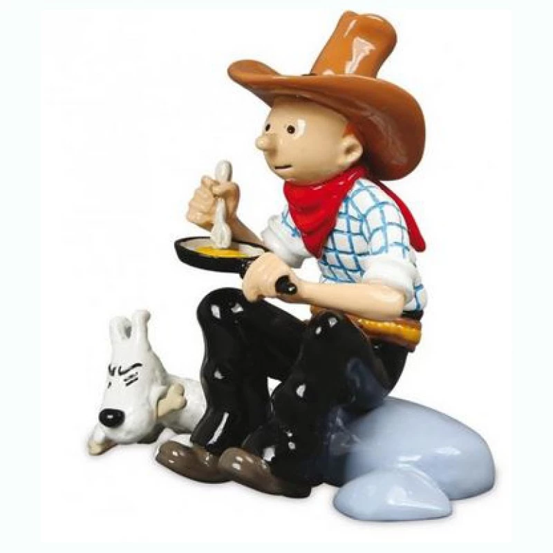 TINTIN ET MILOU EN AMERIQUE COLORISE - Tintin Moulinsart métal