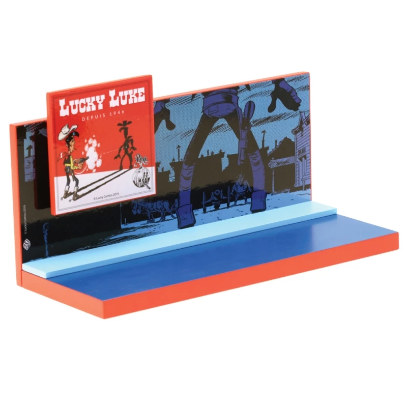 PRESENTOIR BOIS LUCKY LUKE ORIGINE - Lucky Luke Origine