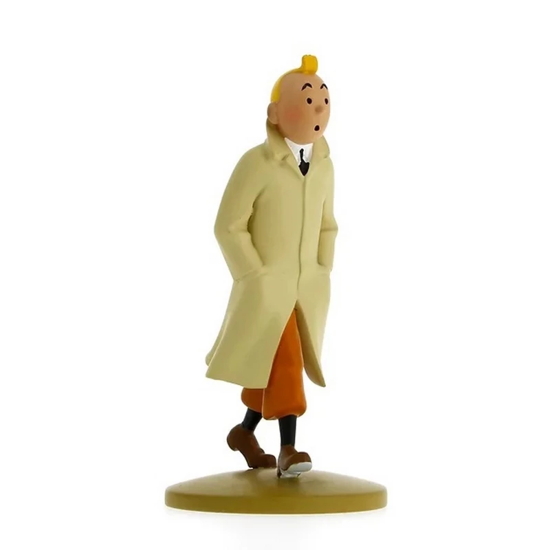 TINTIN EN TRENCH - Tintin Moulinsart Résine