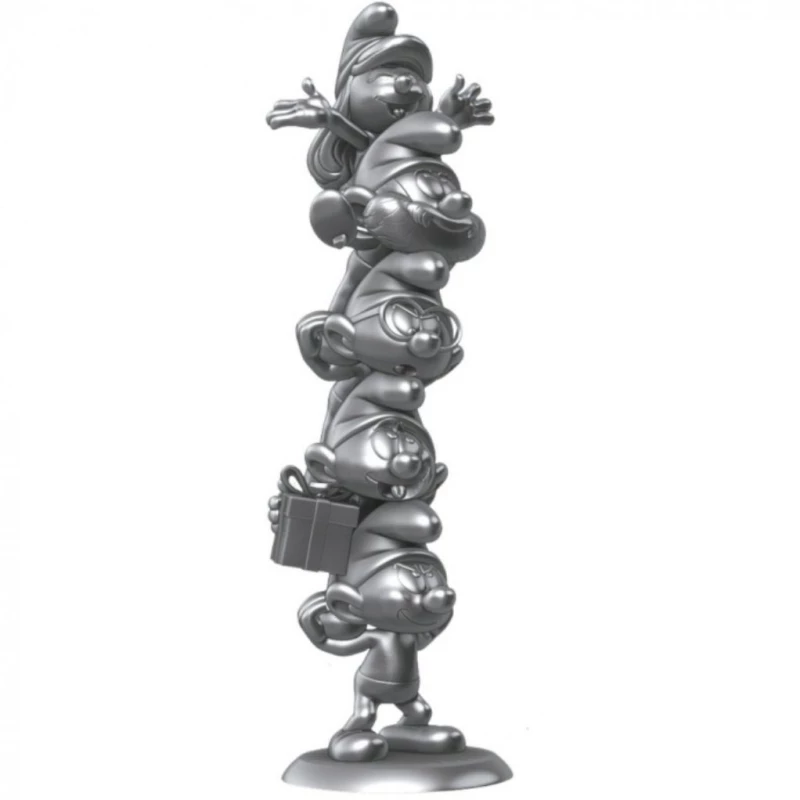 LA COLONNE DES SCHTROUMPFS SILVER - Les Schtroumpfs Collectoys