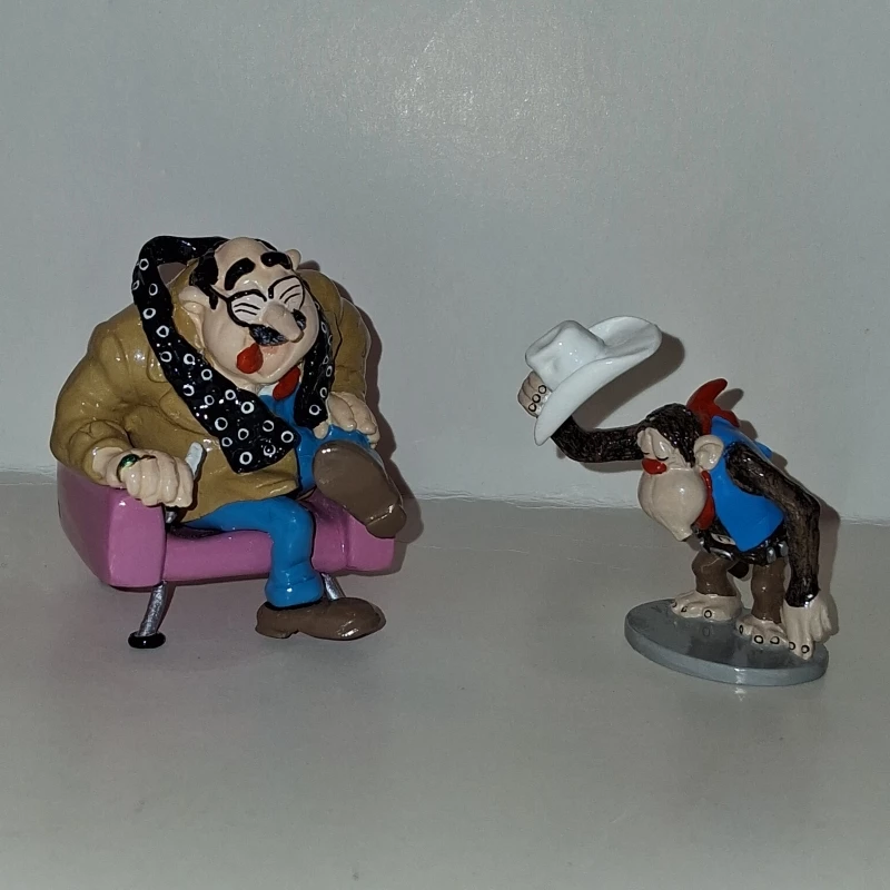 MR DE MESMAEKER ET LE CHIMPANZE DEGUISE EN COWBOY - Gaston Collection Classique n° 3