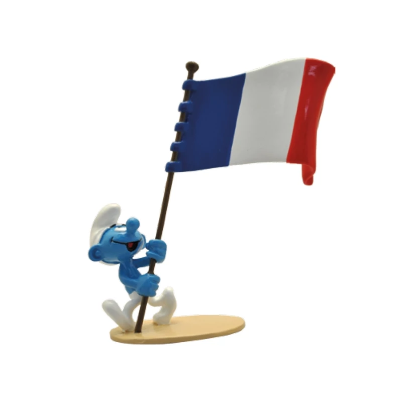 LE SCHTROUMPF PORTE-DRAPEAU FRANÇAIS - Les Schtroumpfs Origine III