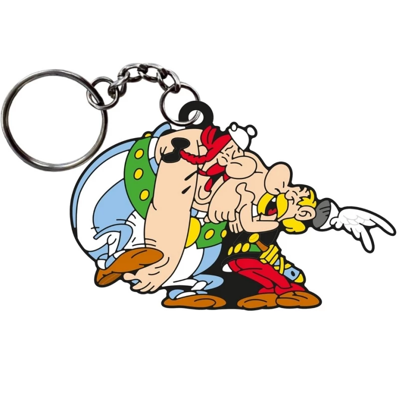 ASTERIX &OBELIX RIGOLADE PORTE-CLES - Astérix Plastoy