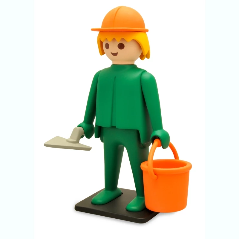 PLAYMOBIL L'OUVRIER MACON - Playmobil