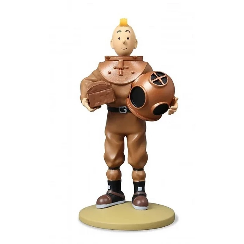 TINTIN SCAPHANDRE - Tintin Moulinsart Résine
