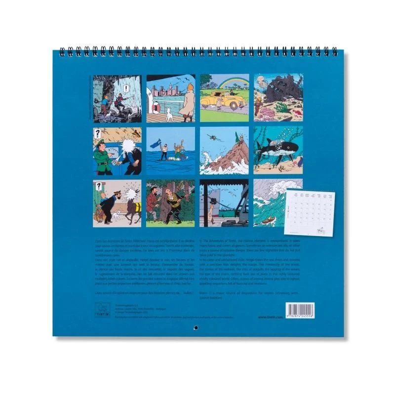 Calendrier Tintin 2027 - Tintin