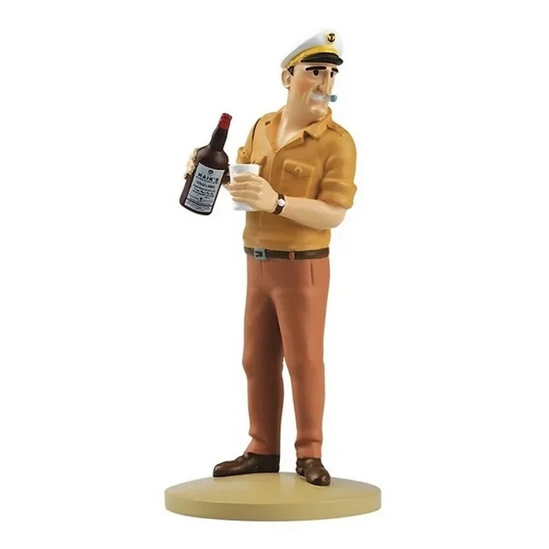 ALLAN PROVOQUE HADDOCK - Tintin Moulinsart Résine