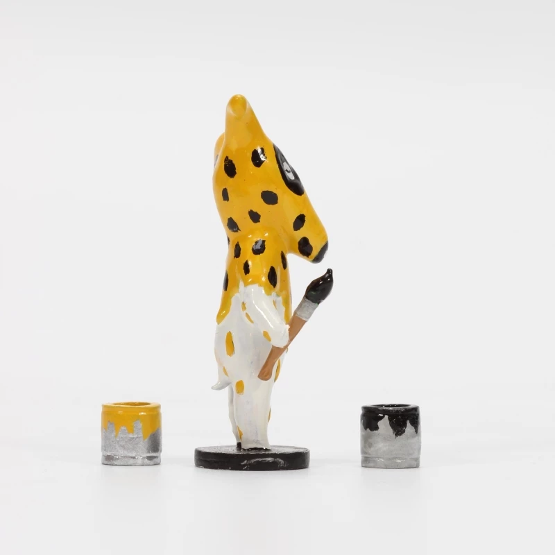 PIXI ROGER-ROGER - EN CAMOUFLAGE JAUNE TACHETE NOIR - Roger Roger Collection Classique n° 3
