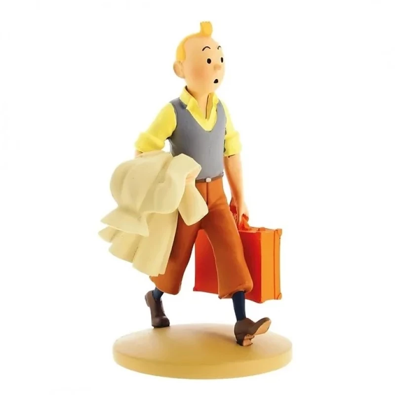 TINTIN EN ROUTE - Tintin Moulinsart Résine