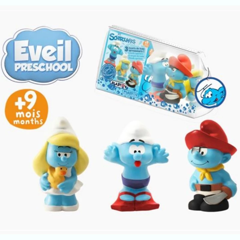 SET DE BAIN SCHTROUMPF - Les Schtroumpfs Plastoy