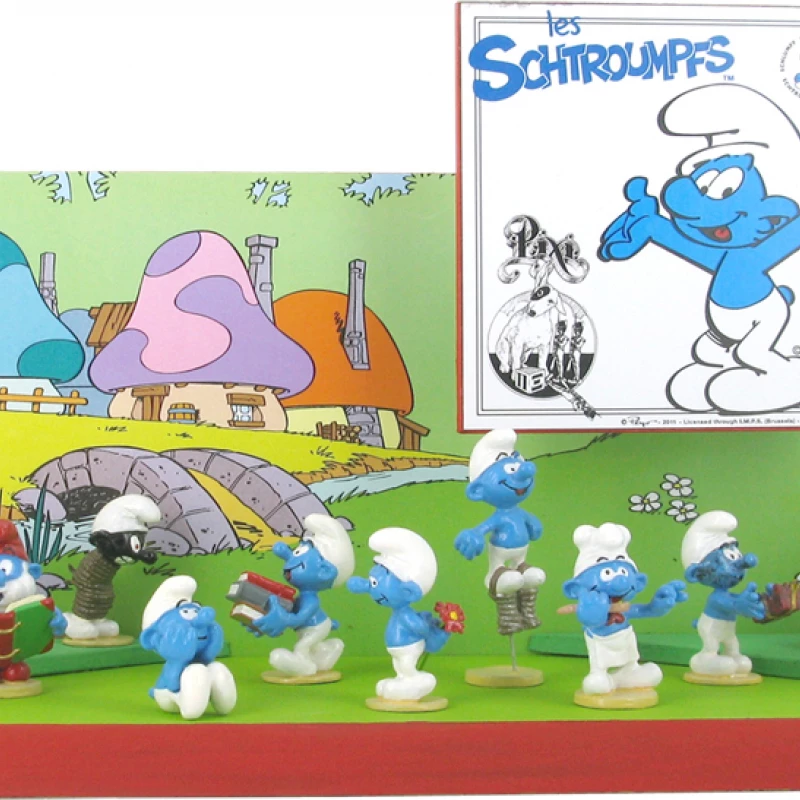 PRÉSENTOIR SCHTROUMPF ORIGINE I - Les Schtroumpfs Origine I