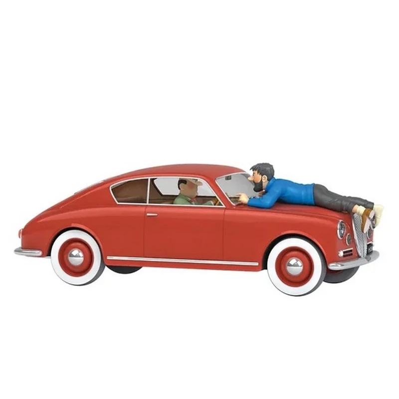 TINTIN VOITURE : L'AURELIA DE L'ITALIEN - Tintin Moulinsart Résine