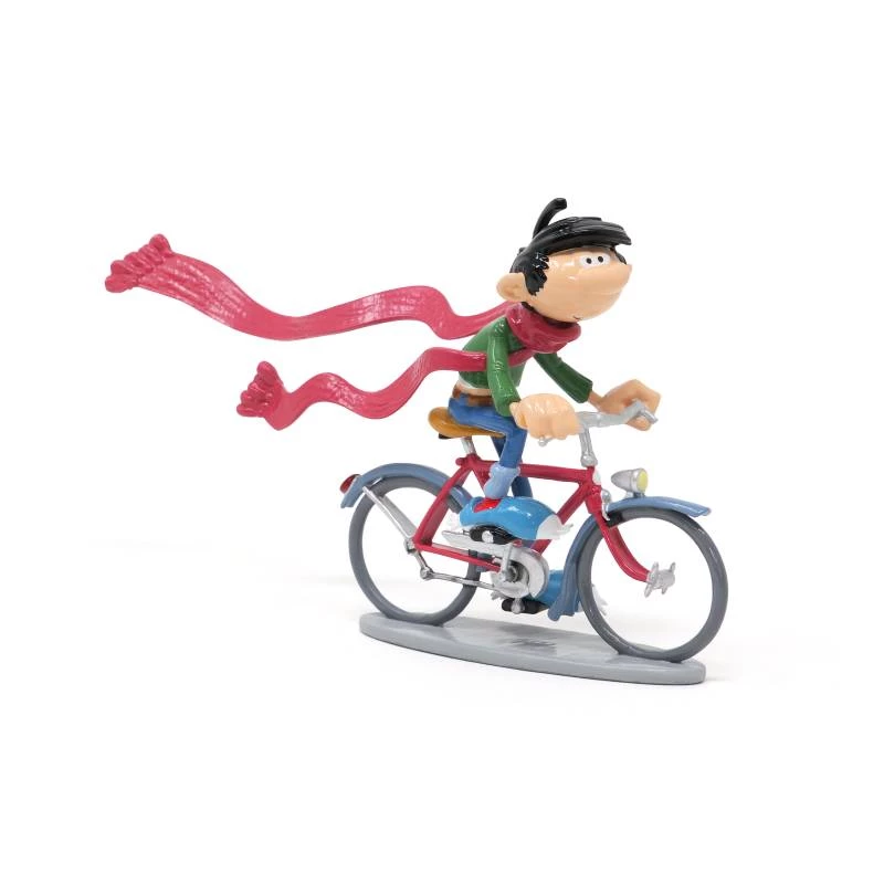 Pixi Gaston Lagaffe à vélo et l'écharpe géante - Gaston Lagaffe