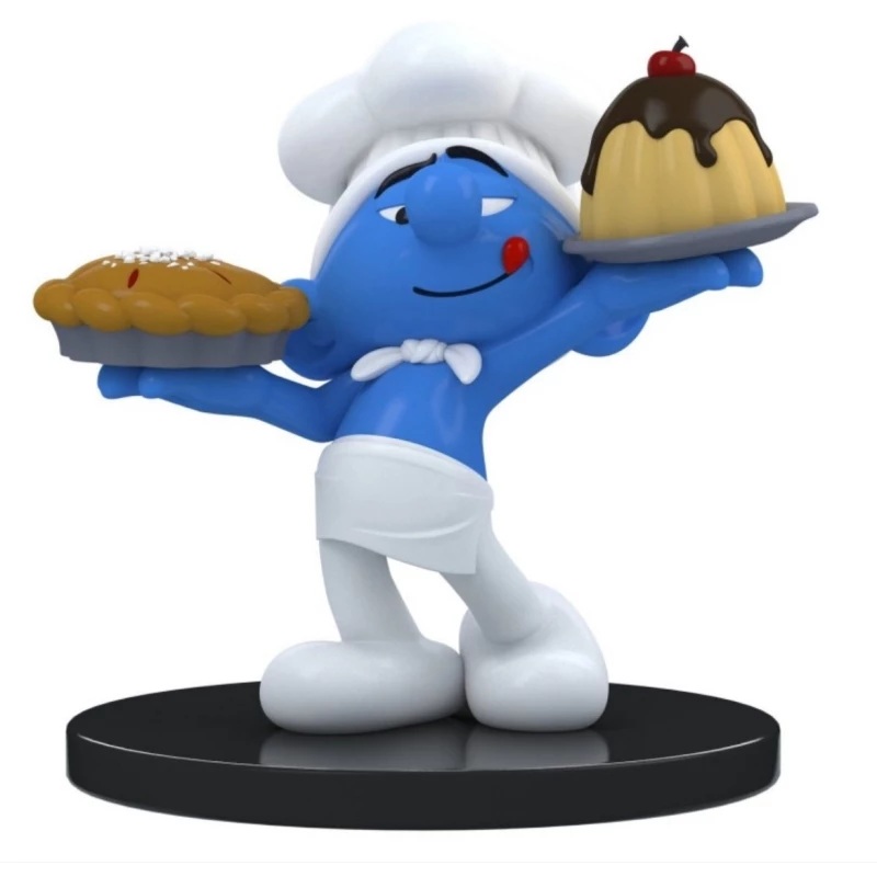SCHTROUMPF CUISINIER - Les Schtroumpfs Blue Resin