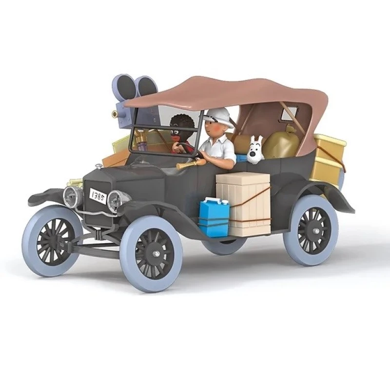 TINTIN VOITURE : LA FORD T CONGO - Tintin Moulinsart Résine