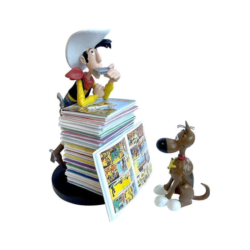 LUCKY LUKE ET RANTANPLAN - PILE D'ALBUMS - Lucky Luke Collectoys