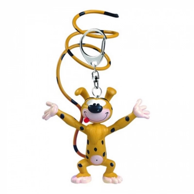 PORTE-CLES MARSUPILAMI HEUREUX - Marsupilami Plastoy