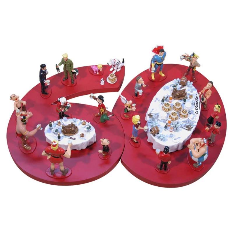 60E ANNIVERSAIRE - LE COCKTAIL - Astérix Les pièces anniversaire