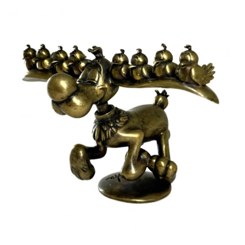 BILL ET LES MESANGES EN BRONZE - Boule & Bill