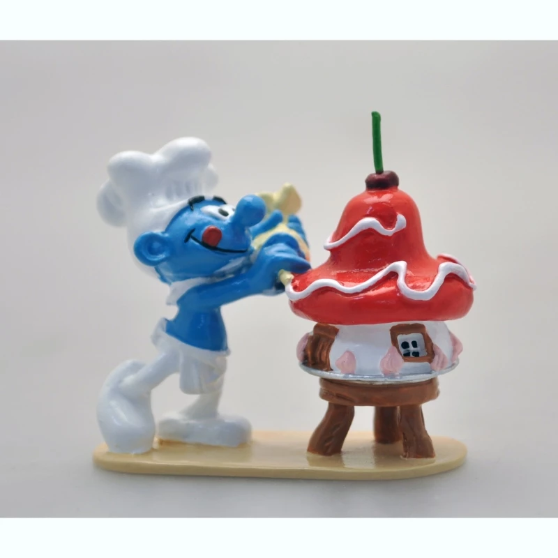 LE SCHTROUMPF PÂTISSIER ET SON GÂTEAU « FAIT MAISON